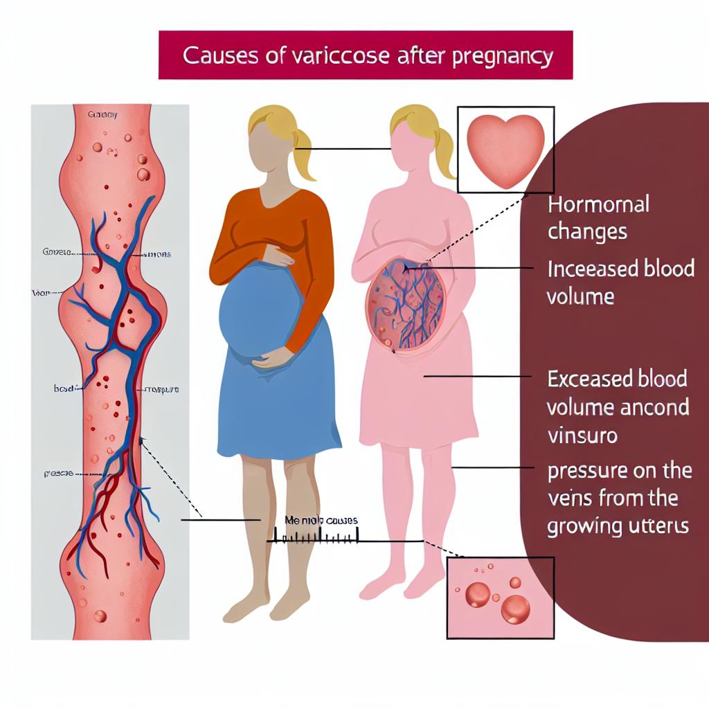 Příčiny křečových žil po těhotenství