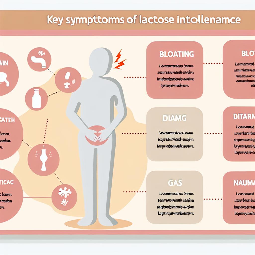 Klíčové příznaky alergie na laktózu