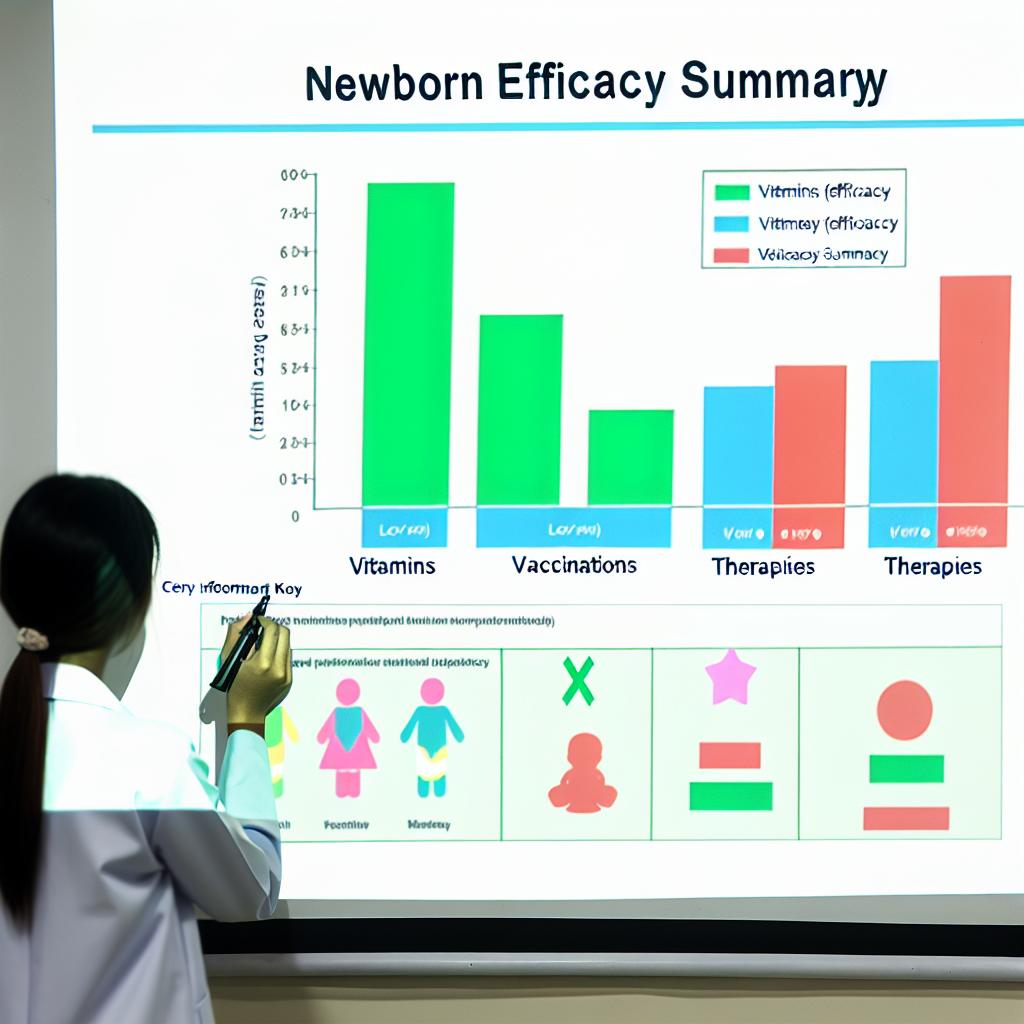 Přehled účinnosti pro novorozence