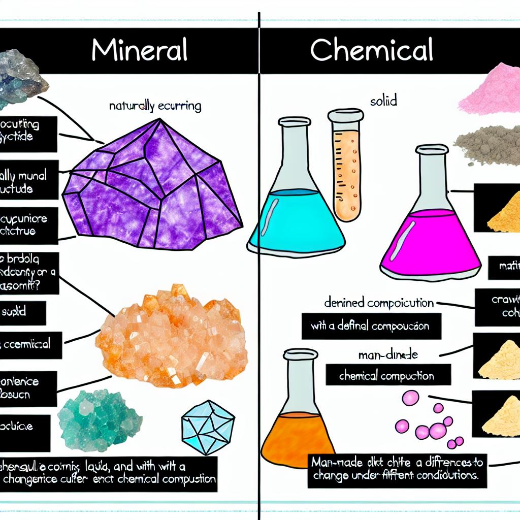 Minerální vs chemický: Jaký je rozdíl?