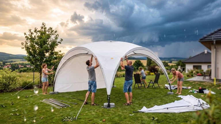 Párty stan na zahradu: vyberte ho dřív, než začne pršet 1 Party stan na zahradu